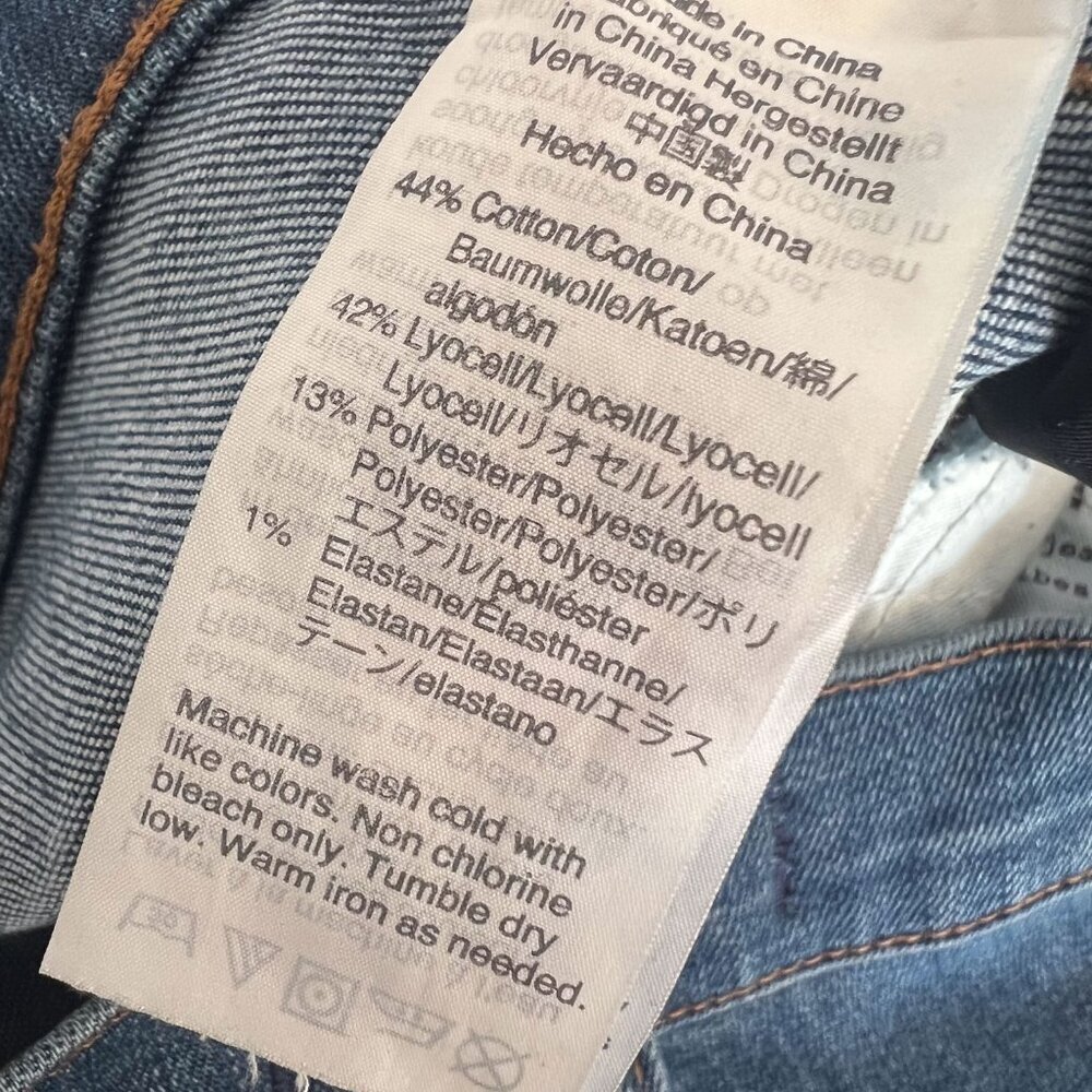 Madewell 10" High Rise Skinny Crop Jeans Size 29 - Picture 16 of 16